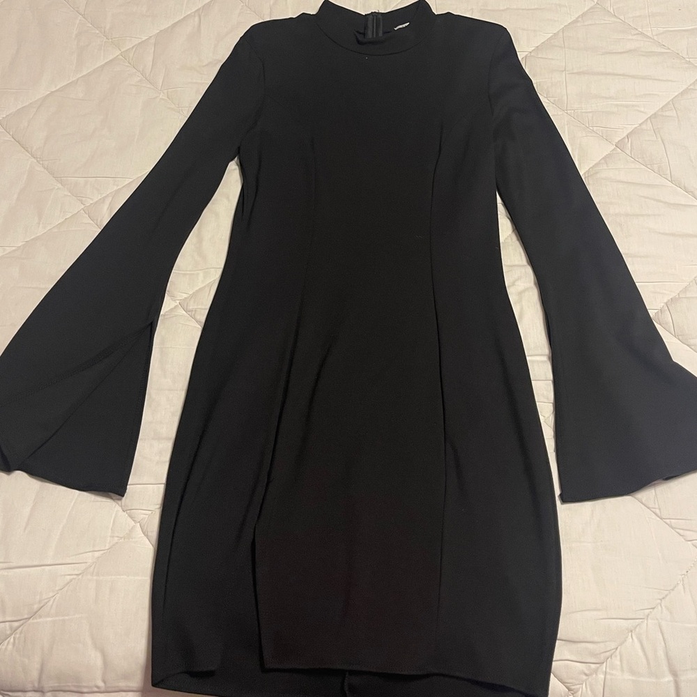 Chic Black Long Sleeve Dress
